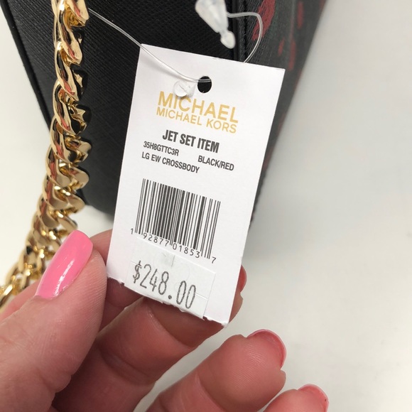 Nwt Michael Kors Jet Set item EW crossbody - Picture 4 of 8